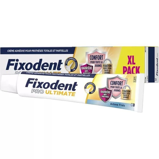 Crème adhésive - Fixodent - Pro Ultimate - 57ml - Fraîcheur - Anti-particules