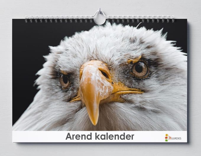 Huurdies - Verjaardagskalender - Arend- A4