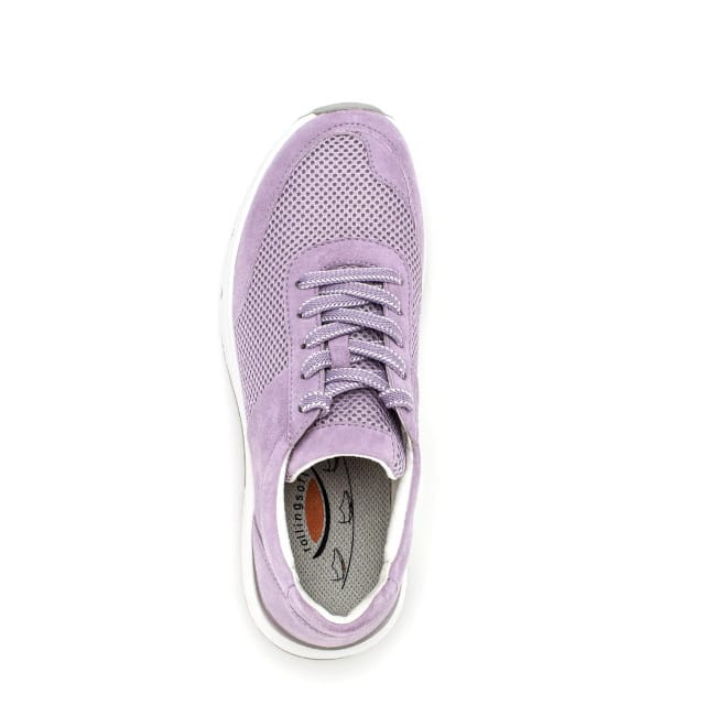 Gabor rollingsoft sensitive 46.897.39 - dames rollende wandelsneaker - Paars - maat 38 (EU) 5 (UK)