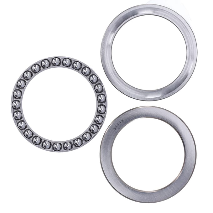 3 pièces Butée à billes Acier au carbone Roulements à billes à simple direction pour cric machine-outil automobile