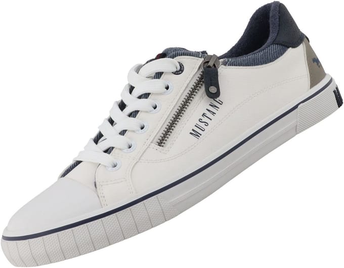 Mustang herentrainers wit