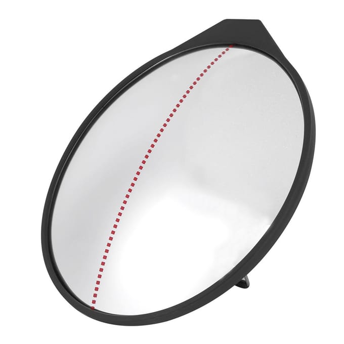 Miroir convexe pour golf, miroir grand angle, outil d'aide à l'entraînement pour le swing complet et le putting white