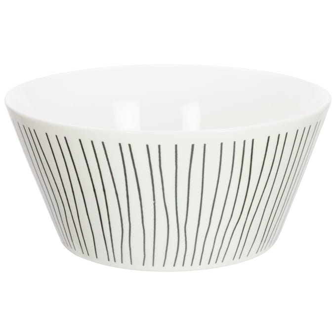 Gusta Fika schaal 13,5 x 9,5 cm stripes