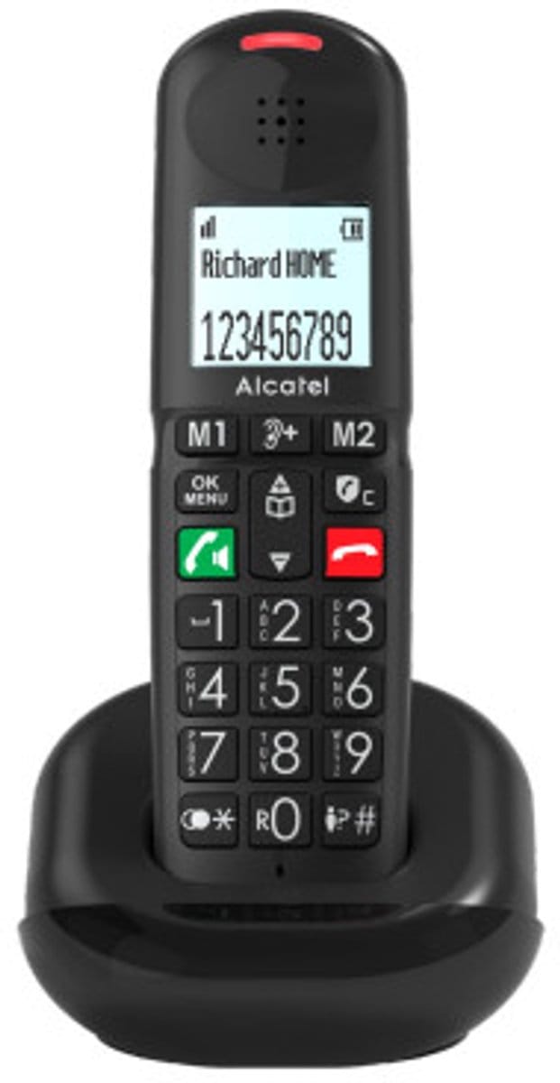 Alcatel XL685 EWE Analoge telefoon Nummerherkenning Wit