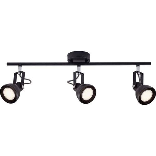 Nordlux Aslak 3-Spot 45740103 Plafondspot GU10 Zwart