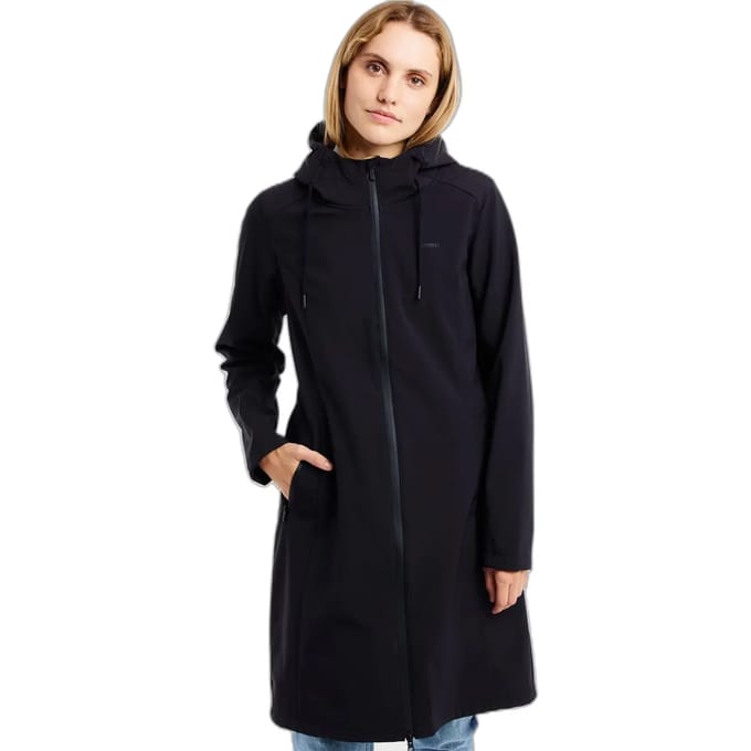 Protest PRTEris – Softshell jas Dames – Regenjas – Capuchon – Zwart