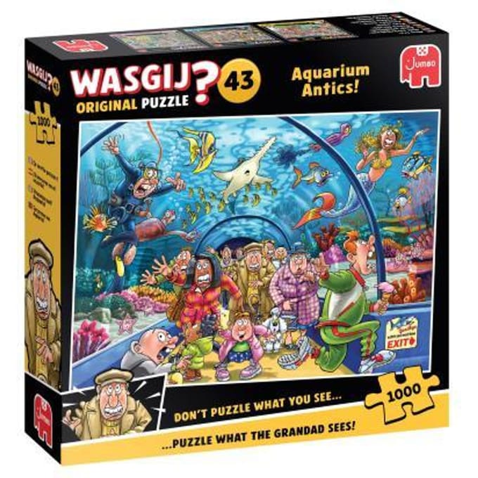 Jumbo Wasgij Original 43 Aquarium Antics 1000 stukjes Volwassenen puzzels