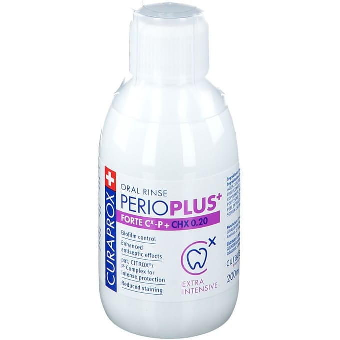 Curaprox Perio Plus+ Forte Cx P 0.20 CHX bain de bouche 200 ml