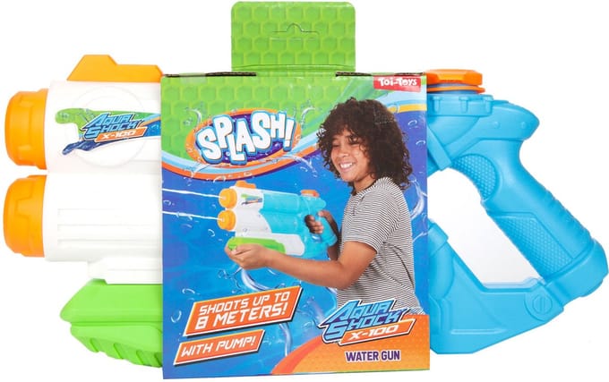 Splash Waterpistool met Dubbele Loop Power, 1080ml