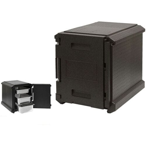 GGM Gastro Porter - Frontlader - 83 Liter - für 12x GN 1/1 Zwart