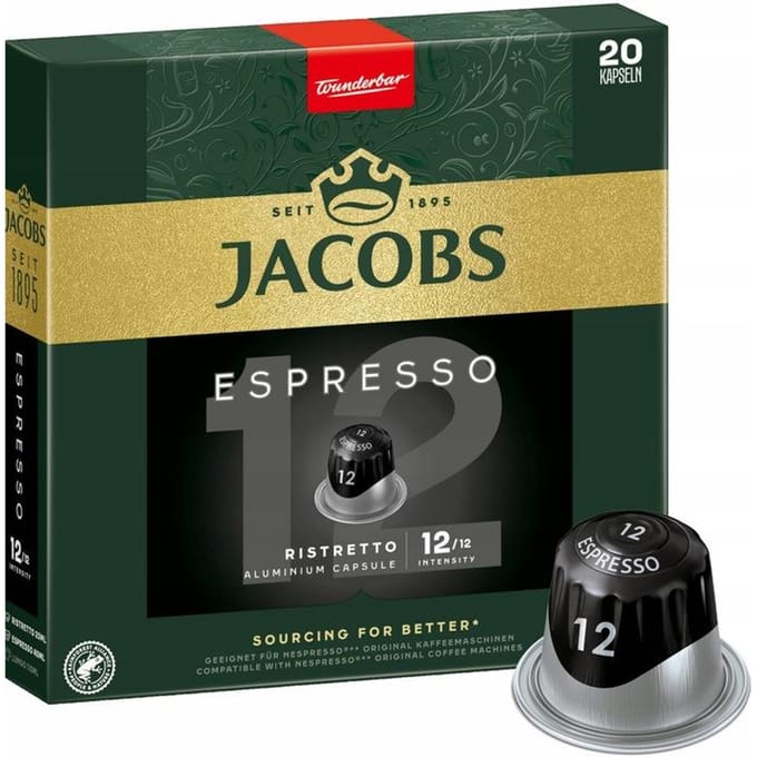 Jacobs Ristretto Espresso 12 Capsules 20 pcs.