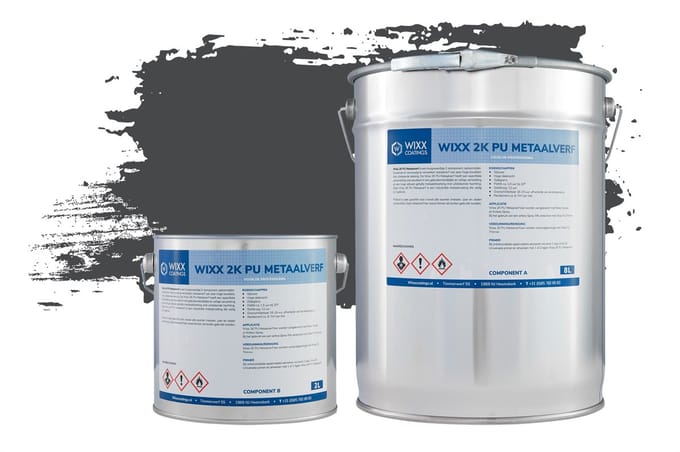 Wixx 2K PU Metaalverf - 10L - RAL 6024 | Verkeersgroen