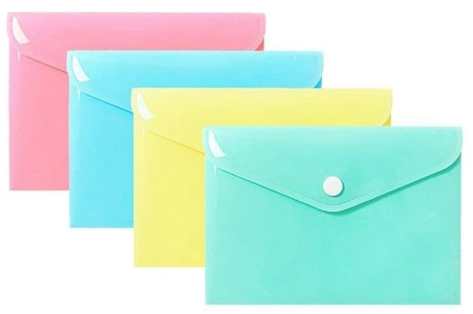 Pastel A6 Enveloppen PP (10 stuks)