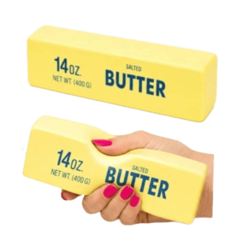 Squishy Giant Butter XXL Slow-Rising Knijpspeelgoed 24 cm - 192 g