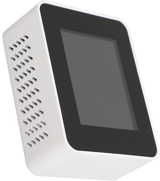 CO2 Detector - Luchtkwaliteit Meter - Binnenlucht Meten - 5 in 1 Analyse - 9 x 3.5 x 7 Cm