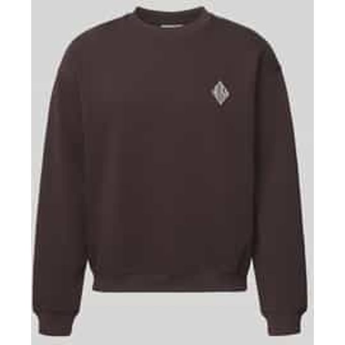 Loose fit sweatshirt van katoenmix