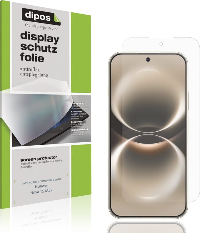 dipos – 4x Matte Beschermfolie geschikt voor Huawei Nova 15 Max | Krasbestendige & antireflecterende Screenprotector Ultra-Thin