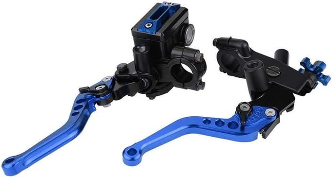 Instelbare Rem- en Koppelingshendel Universeel voor Motorfietsen met Hoofdremcilinder - Set van 2