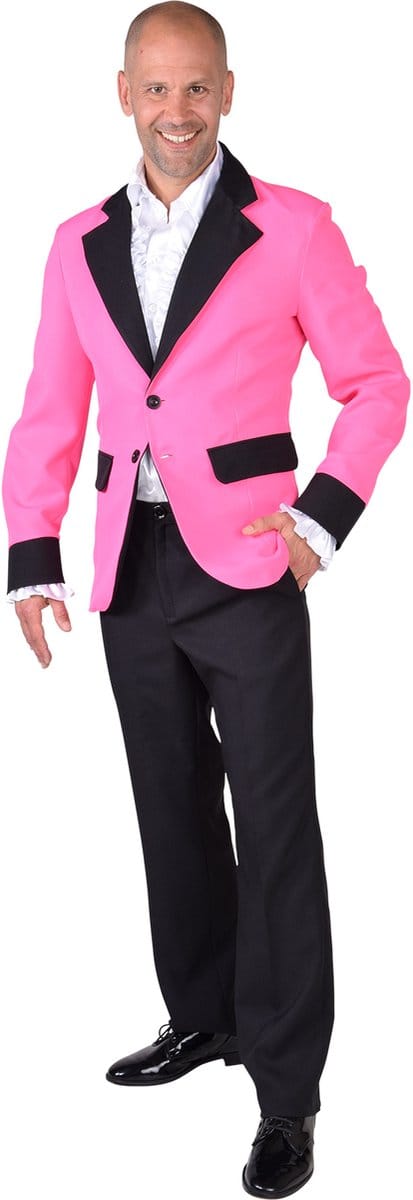Magic Design Colbert Heren Polyester Roze Basic Maat Xs