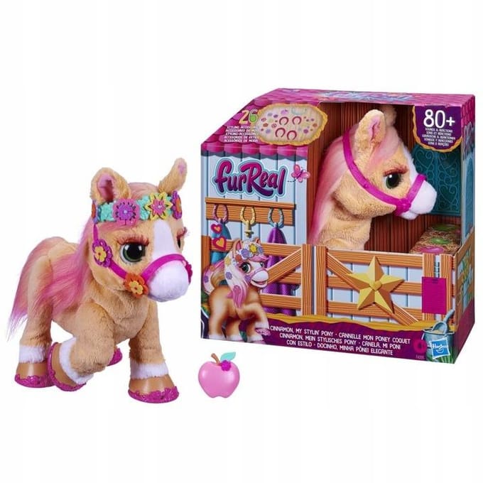 FurReal Friends Cinnamon Mijn Styling Pony Elektroniche knuffels Interactieve knuffels