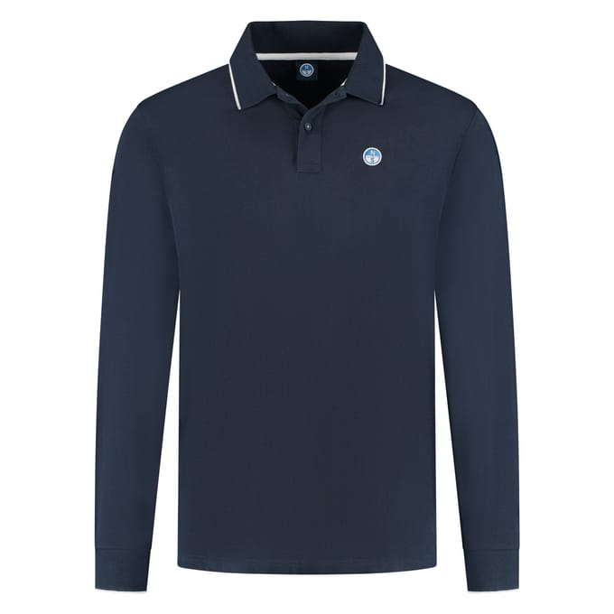 North Sails Basic Polo LS Heren - Maat S
