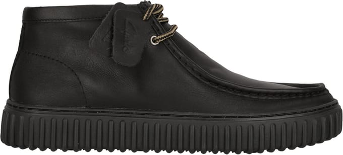 Leren Veterschoenen Met Rubberen Zool