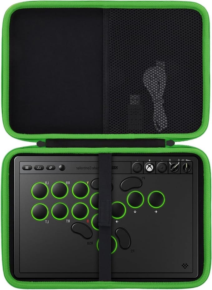 Draagbare Hard Case voor 8BitDo Arcade Controller - Bescherming voor Switch en Windows, Ideaal voor Reizen en Opslag