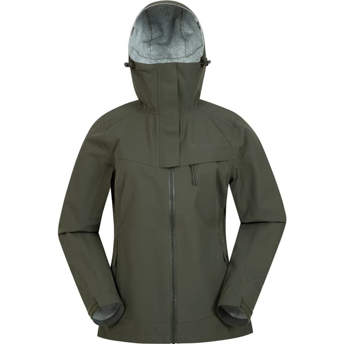 Mountain Warehouse Dames/Dames Arlberg 2.5 Layer Waterdicht Jasje (Donkere Khaki)