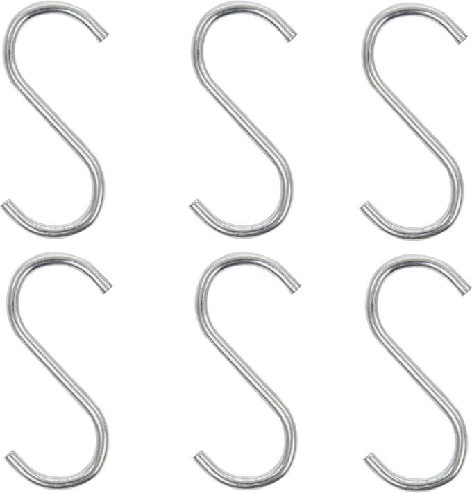 ProPlus S-Haak - Ø 4 mm 6 cm 6 stuks - Blister