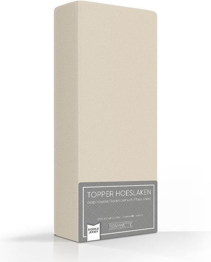 Luxe Dubbel Jersey Topper Hoeslaken