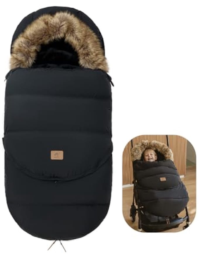 Winter Voetenzak voor Kinderwagen - Waterdicht, Winddicht en Universeel (80-105 cm)