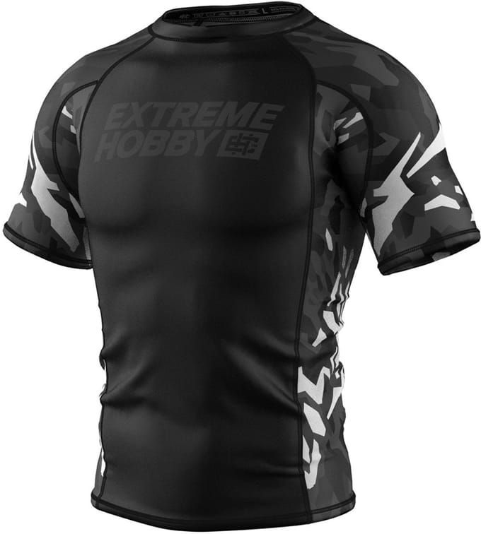 Extreme Hobby Black Panther Serie - Rashguard - Czarno-Biały - M