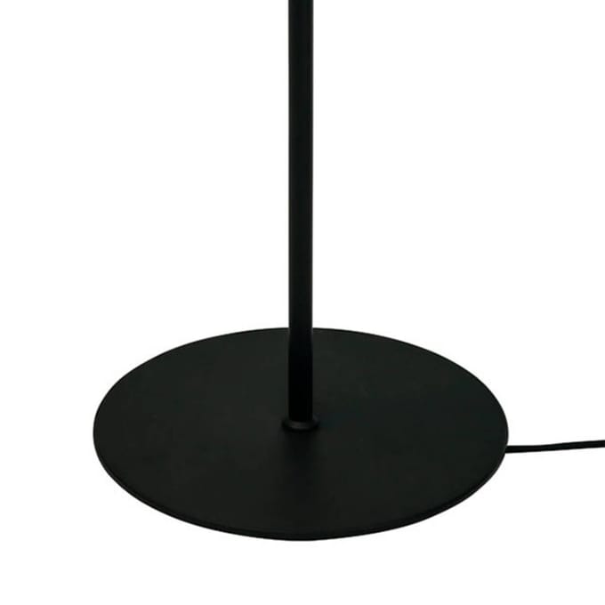 Dyberg Larsen Oslo vloerlamp van metaal, zwart