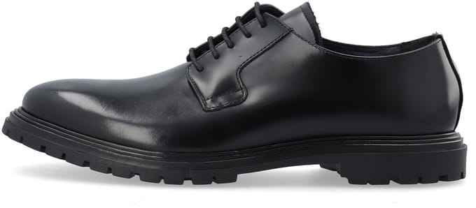 Bianco Leren derbyschoenen BIALOUI