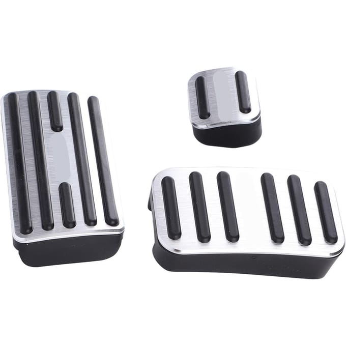 3 STUKS Rempedaal Aluminiumlegering Rubber Vervanging voor C?RV CRV 2012?2016 gray