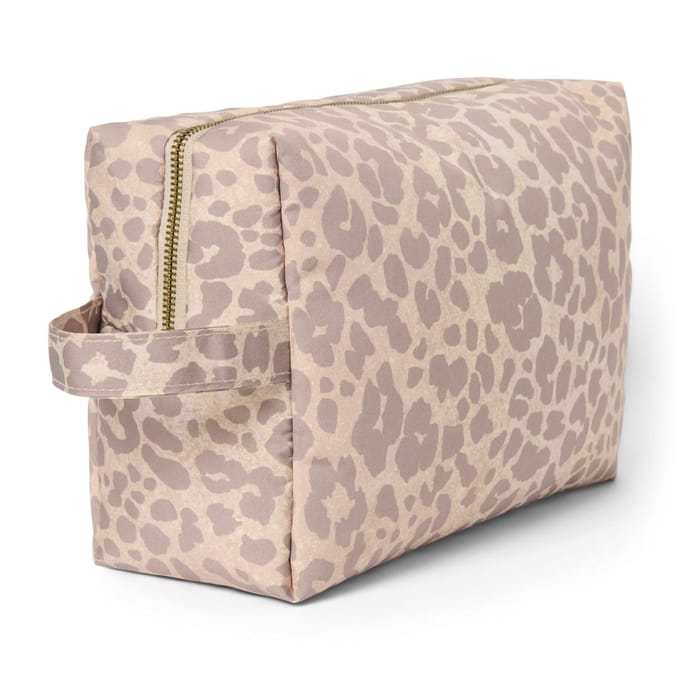 Studio Noos puffy toilettas beige leopard