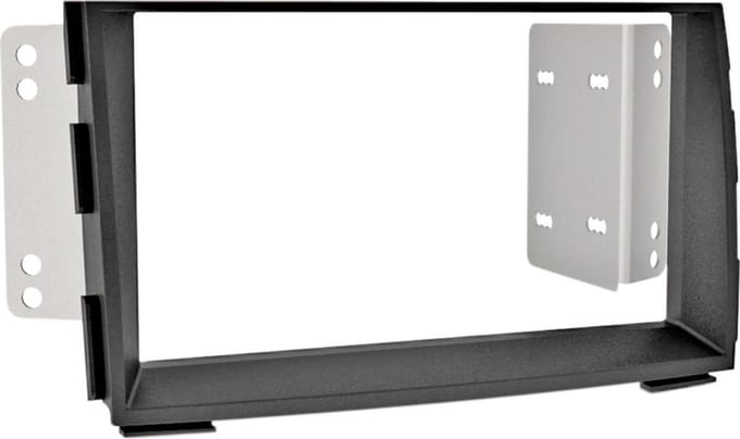 2-DIN Paneel geschikt voor Kia Venga (YN) 2009-2019 Kleur: Zwart