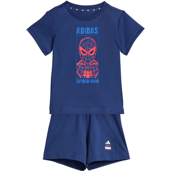 Baby t-shirt en shortset adidas Marvel Spider-Man