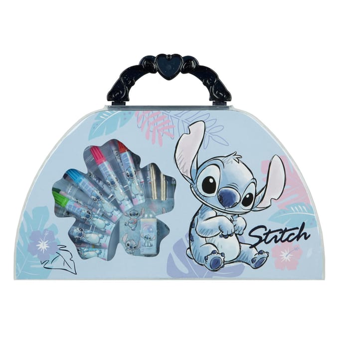 van der Meulen kleurkoffer Stitch 51-delig creatieve set kinderen.