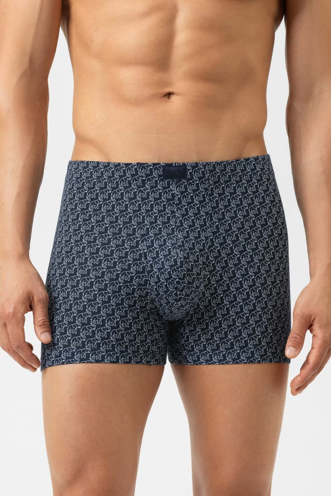 Boxershort Serie Elephant Walk Marineblauw