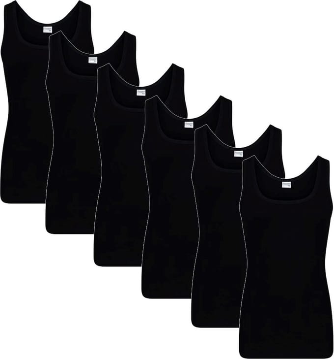 Beeren heren hemd - 6-pack - maat M - zwart