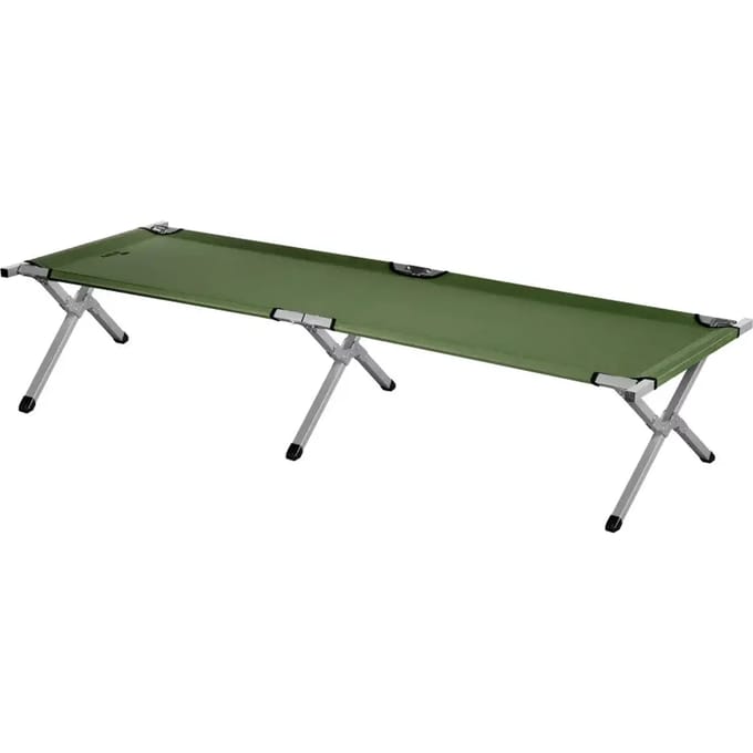 NILS CAMP NC2756 - Klapbaar Campingbed - Groen - 200 cm - Weerbestendig