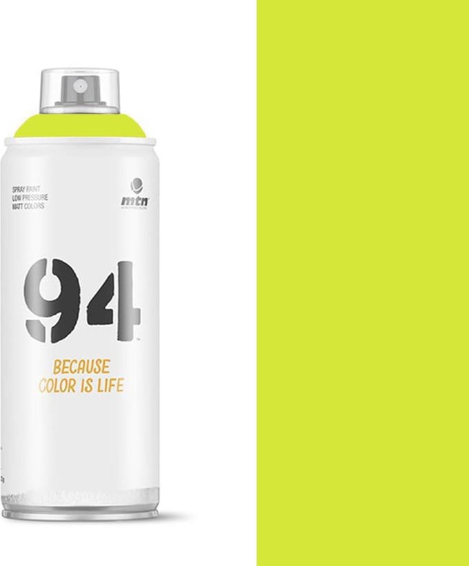 MTN94 Psycho Groene spuitverf - 400ml lage druk en matte afwerking