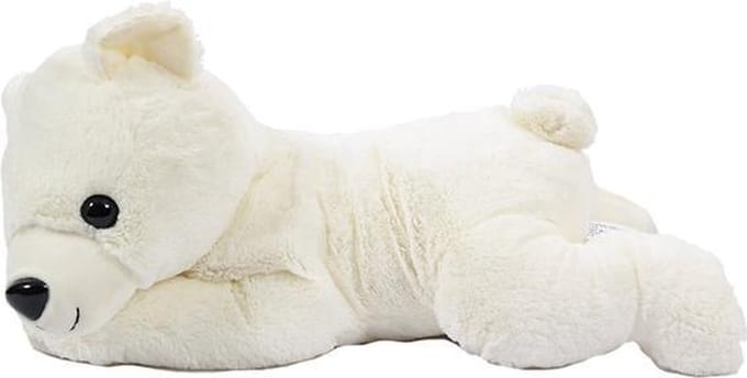 Pia Soft Toys - Pluche knuffeldier - IJsbeer liggend 50cm