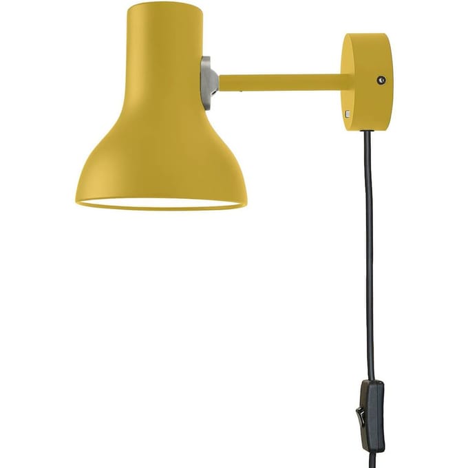 Anglepoise Type 75 Mini Wandlamp Margaret Howell Edition met Snoer Okergeel