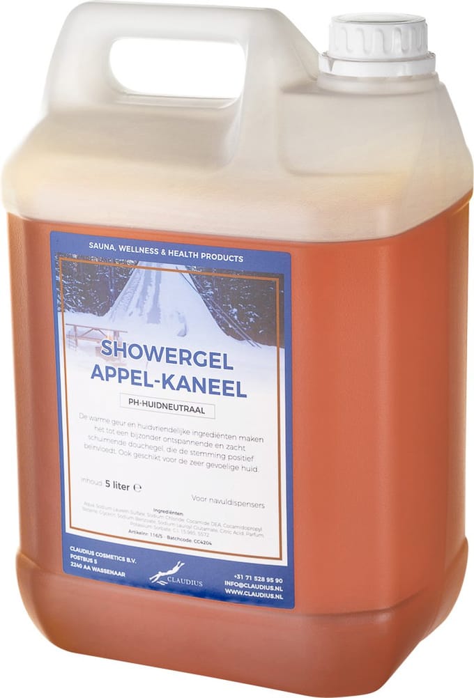 Douchegel Appel-Kaneel 5 Liter - Showergel - Navulling