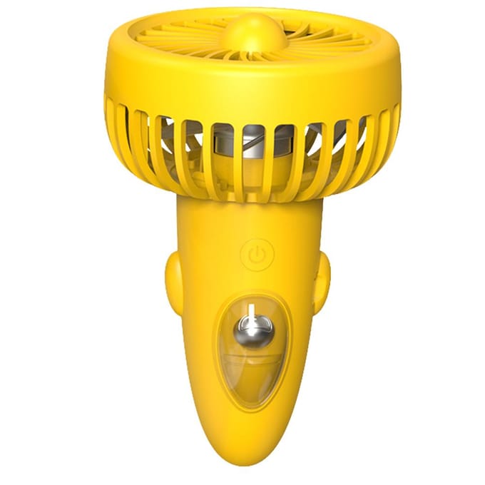 Draagbare ventilator Koelluchtstroom 1200 mAh USB oplaadbare draagbare miniventilator met 3 snelheden handsfree