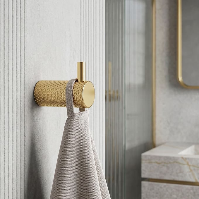 Rea - Badkamerhaak A62305g Otto Gold - 5 x 2,3 x 4,5 cm