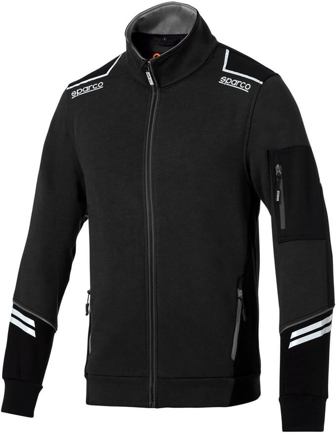 Sparco Full Zip Tech Alabama Vest - Zwart
