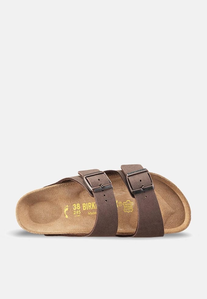 Birkenstock Arizona Slippers en Sandalen Dames - Bruin - Maat 42 - Nubuck